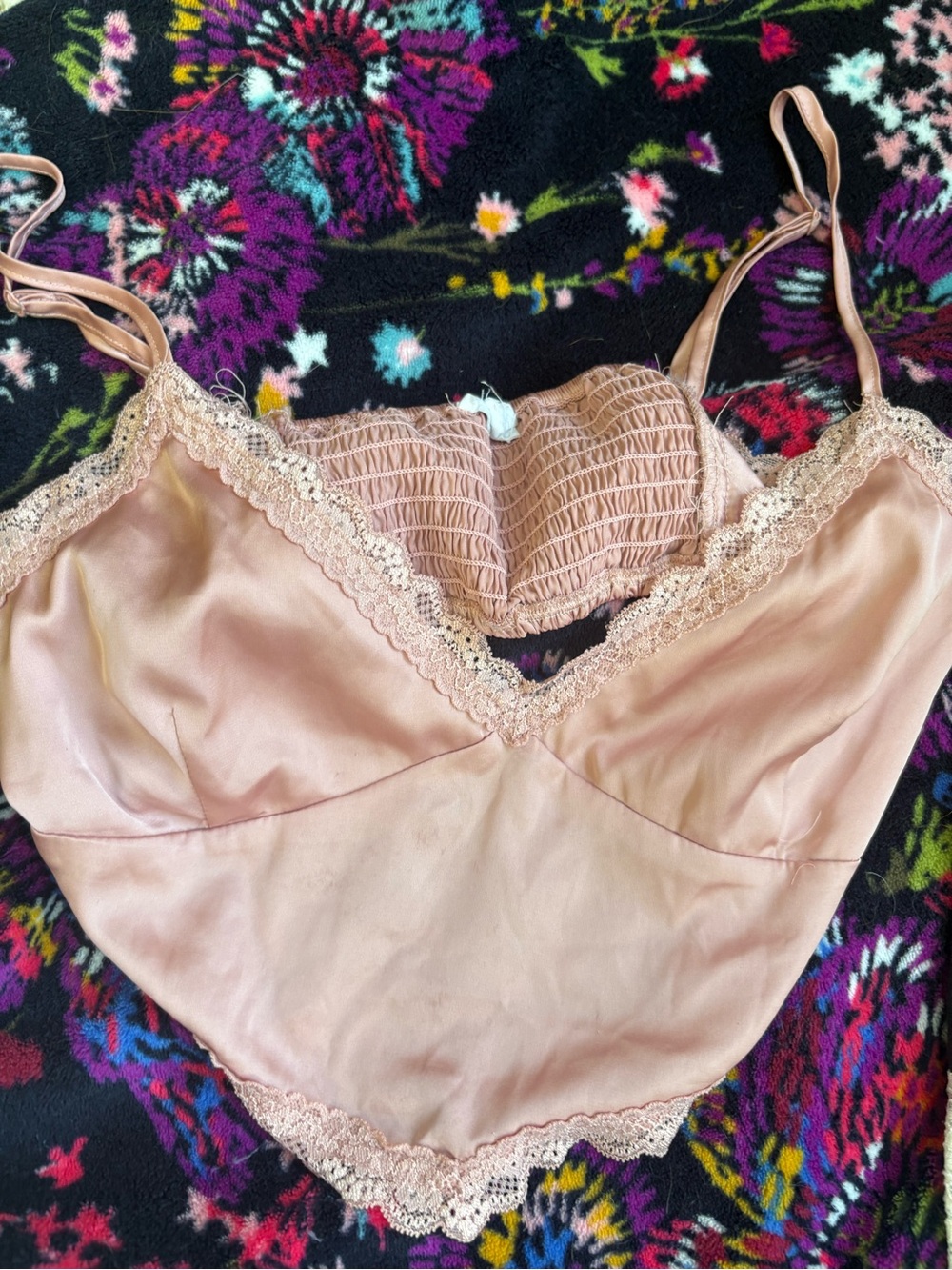 Lingerie XS S Lot of 4 Garage, Gap Body, Vintage Black & Burgundy Negligees